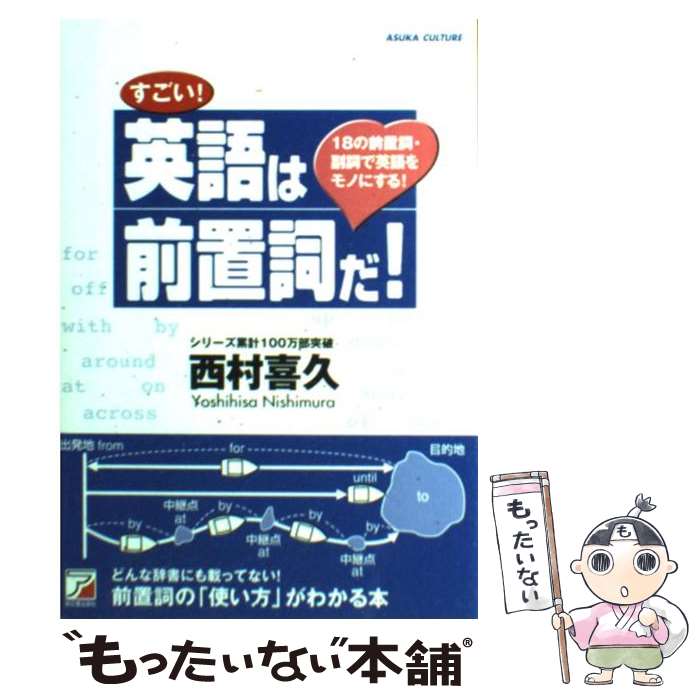 【中古】 すごい！英語は前置詞だ！ 18の前置詞・副詞で英語をモノにする！ / 西村 喜久 / 明日香出版社 [単行本（ソフトカバー）]【メール便送料無料】【あす楽対応】