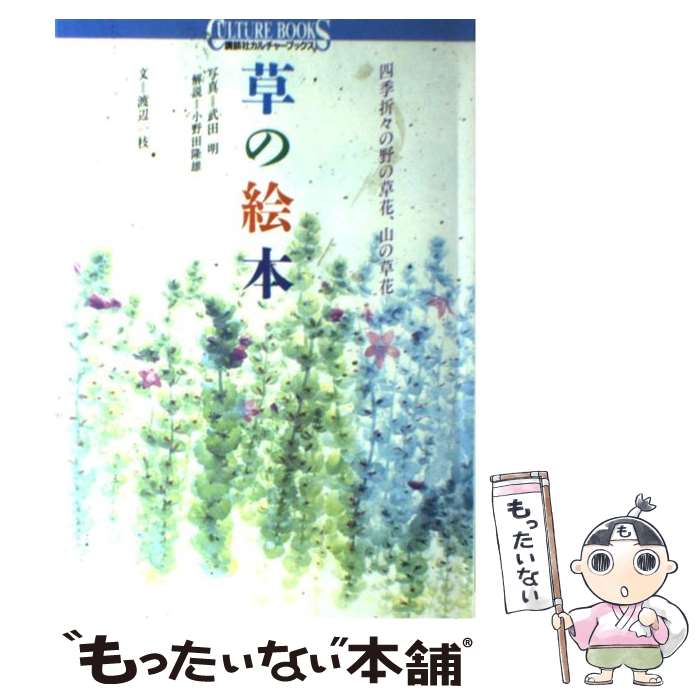 【中古】 草の絵本 四季折々の野の草花、山の草花 / 渡辺 一枝 / 講談社 [単行本]【メール便送料無料】【あす楽対応】