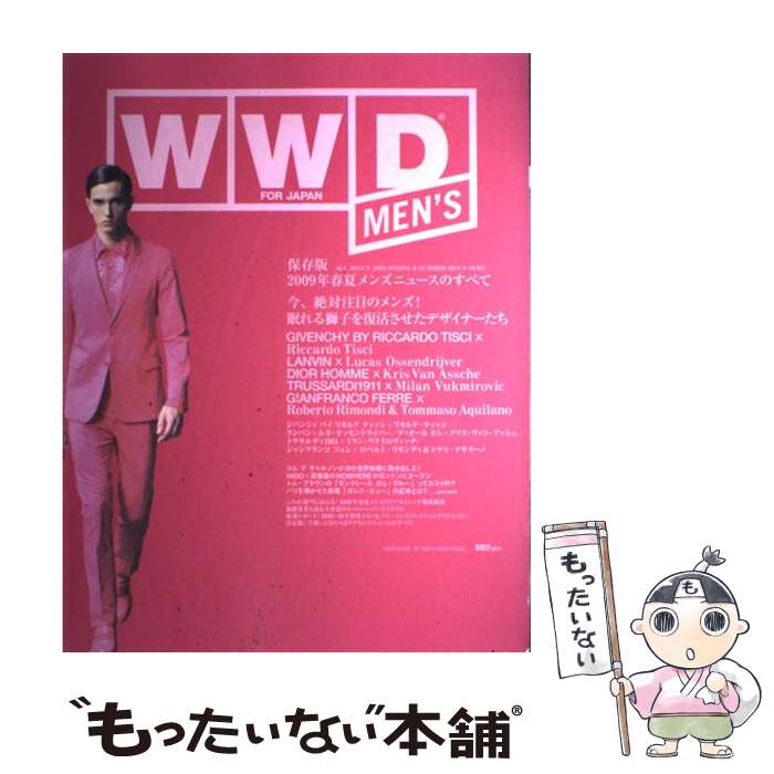 【中古】 WWD　for　Japan　all　about 2009　spring　＆　s / INFASパブリケーションズ / INFASパブリ..