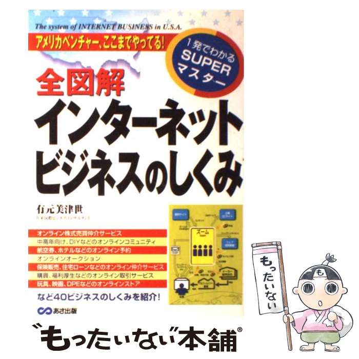 【中古】 全図解インターネットビジネスのしくみ アメリカベンチャー、ここまでやってる！ / 有元 美津世 / あさ出版 [単行本]【メール便送料無料】【あす楽対応】