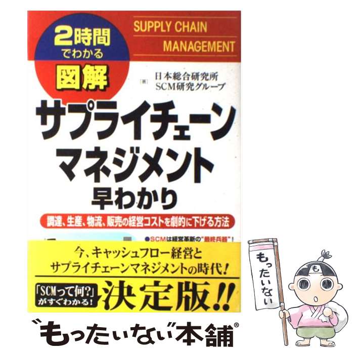 【中古】 図解サプライチェーンマネジメント早わかり 2時間でわかる / 日本総合研究所SCM研究グループ / KADOKAWA(中経出版) 単行本 【メール便送料無料】【あす楽対応】