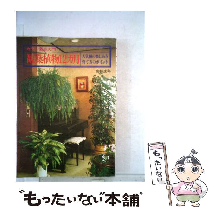 【中古】 観葉植物12カ月 人気種の