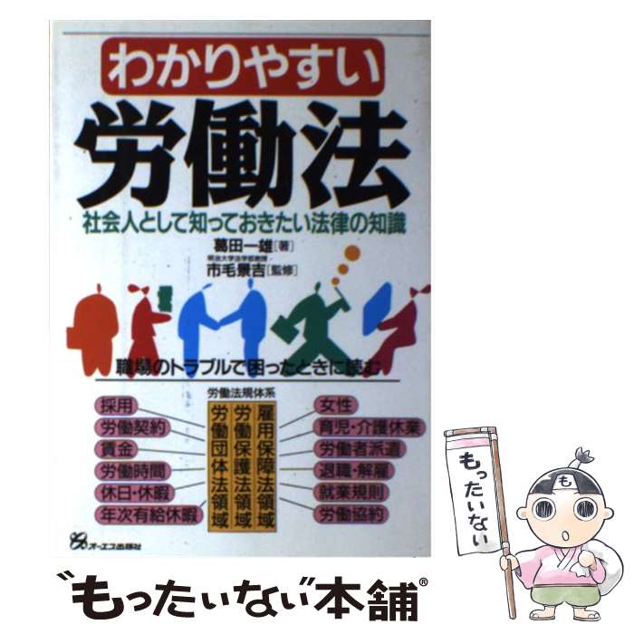 【中古】 わかりやすい労働法 社会人として知っておきたい法律の知識 / 葛田 一雄, 市毛 景吉 / ジェイ・インターナショナル [単行本]【メール便送料無料】【最短翌日配達対応】