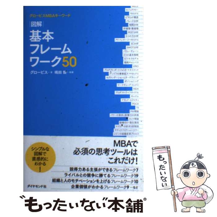 【中古】 基本フレームワーク50 図解 / グロービス / ダイヤモンド社 [単行本（ソフトカバー）]【メール便送料無料】【あす楽対応】