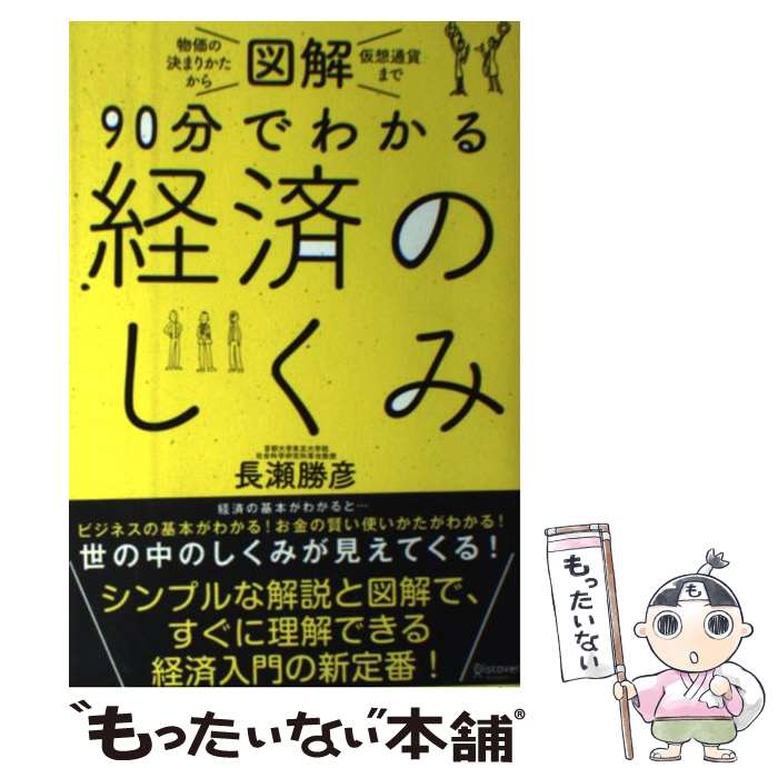 【中古】 図解90分でわかる経済のしくみ / 長瀬 勝彦 / ディスカヴァー・トゥエンティワン [単行本（ソフトカバー）]【メール便送料無料】【あす楽対応】