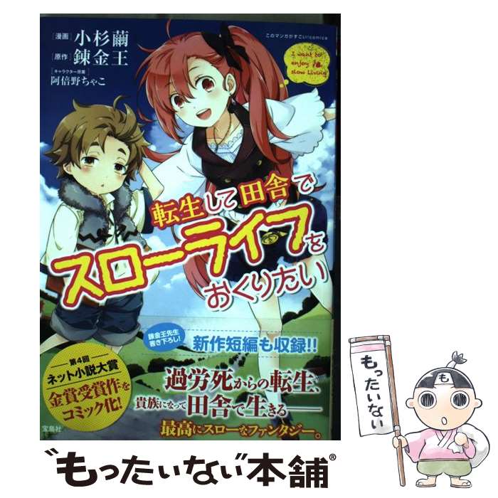  転生して田舎でスローライフをおくりたい / 錬金王, 小杉 繭 / 宝島社 