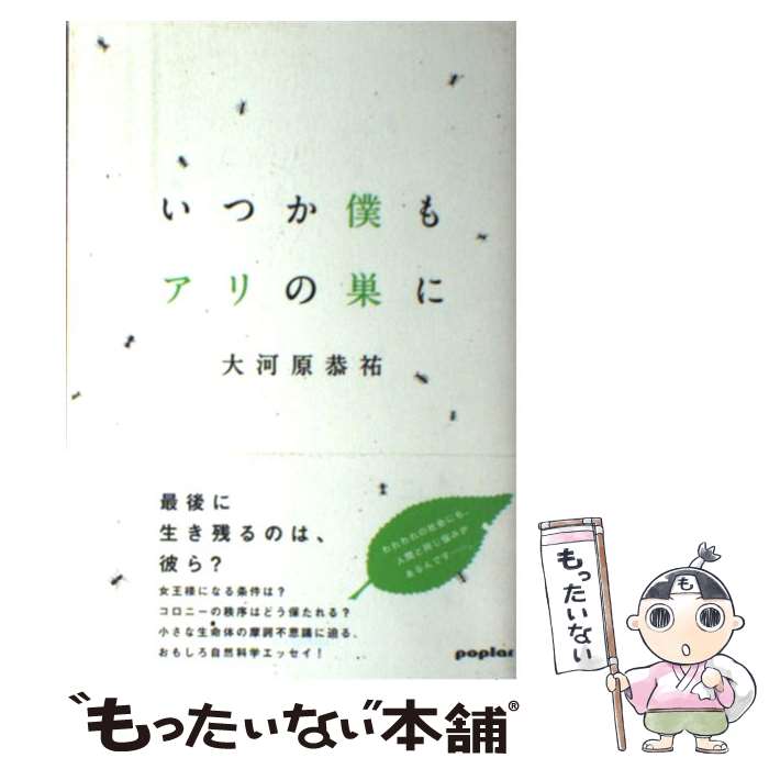 【中古】 いつか僕もアリの巣に / 大河原 恭祐 / ポプラ社 [単行本]【メール便送料無料】【最短翌日配達対応】