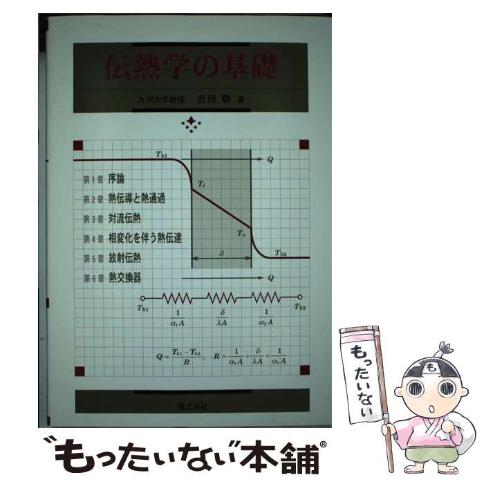 【中古】 伝熱学の基礎 / 吉田 駿 / 理工学社 [単行本]【メール便送料無料】【あす楽対応】