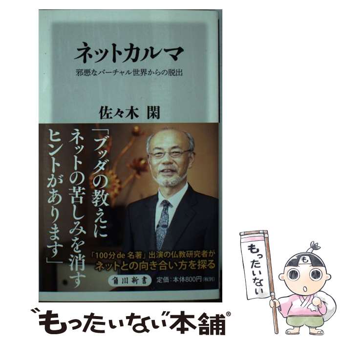  ネットカルマ 邪悪なバーチャル世界からの脱出 / 佐々木 閑 / KADOKAWA 