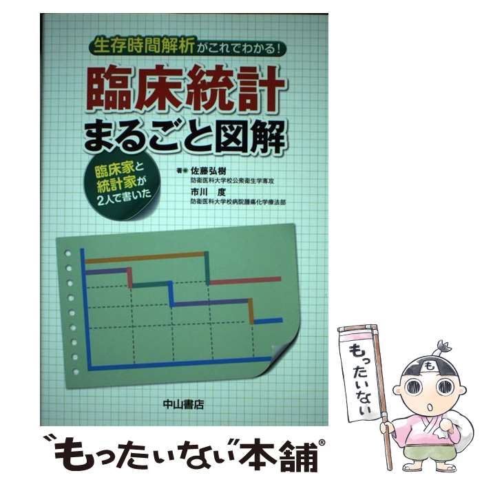 【中古】 臨床統計まるごと図解 生存時間解析がこれでわかる！ / 佐藤弘樹, 市川 度 / 中山書店 [単行本]【メール便送料無料】【あす楽対応】