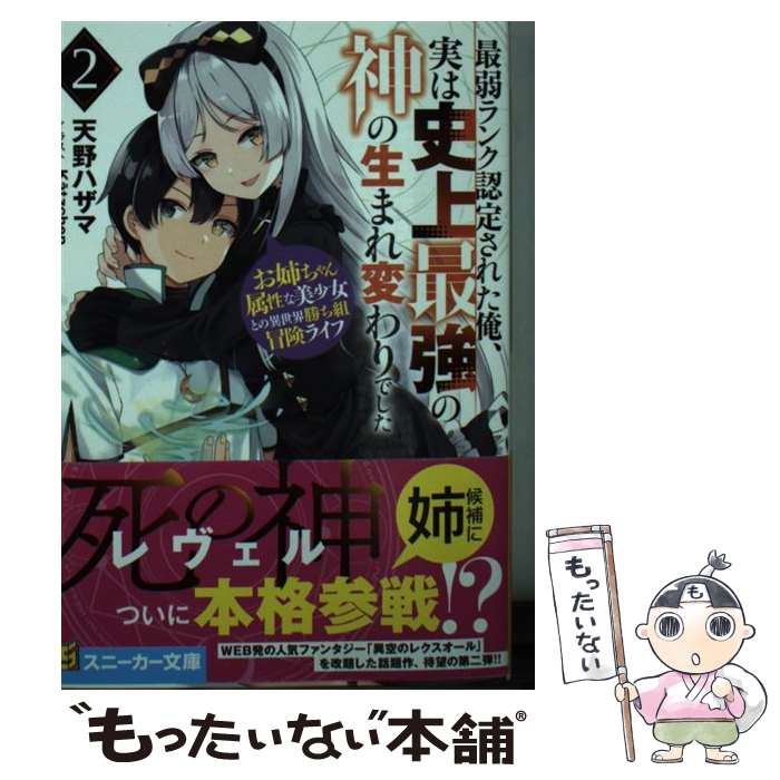  最弱ランク認定された俺、実は史上最強の神の生まれ変わりでした お姉ちゃん属性な美少女との異世界勝ち組冒険ライフ 2 / 天野 / 