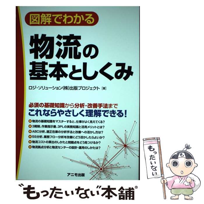 【中古】 図解でわかる物流の基本としくみ / ロジ ソリューション(株)出版プロジェクト / アニモ出版 単行本（ソフトカバー） 【メール便送料無料】【あす楽対応】