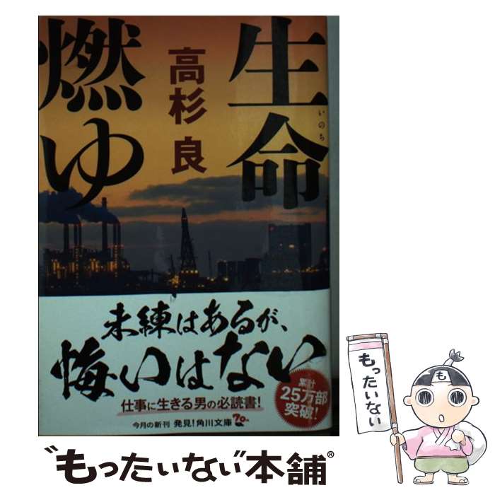 【中古】 生命燃ゆ / 高杉 良 / KADOKAWA [文庫]【メール便送料無料】【最短翌日配達対応】