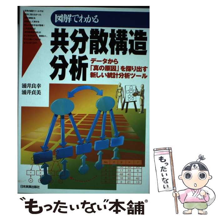 【中古】 図解でわかる共分散構造分析 データから「真の原因」を探り出す新しい統計分析ツー / 涌井 良幸, 涌井 貞美 / 日本実業出版社 [単行本]【メール便送料無料】【最短翌日配達対応】