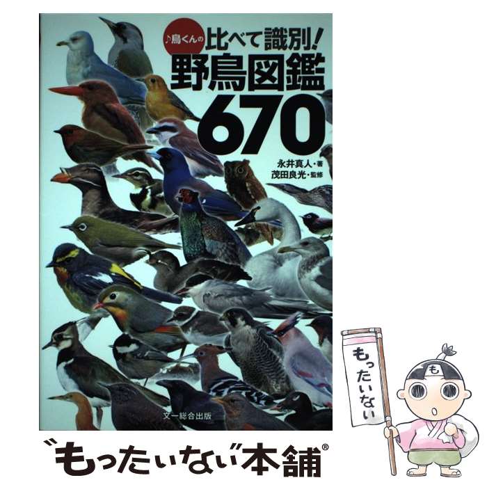 【中古】 ♪鳥くんの比べて識別！野鳥図鑑670 / 永井 真人 (♪鳥くん), 茂田 良光 / 文一総合出版 [単行本]【メール便送料無料】【あす楽対応】