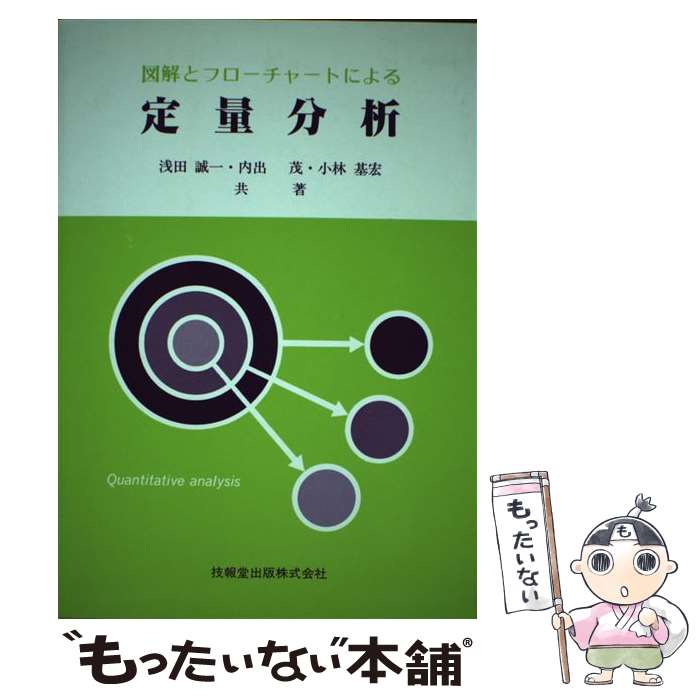 【中古】 図解とフローチャートによる定量分析 / 浅田 誠一 / 技報堂出版 [単行本]【メール便送料無料】【あす楽対応】