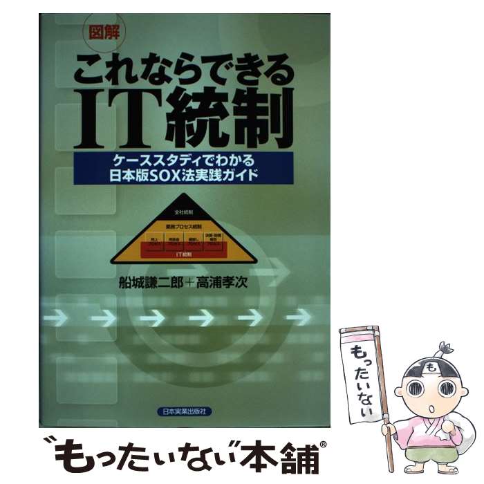 【中古】 図解これならできるIT統制 ケーススタディでわかる日本版SOX法実践ガイド / 船城 謙二郎, 高浦 孝次 / 日本実 [単行本（ソフトカバー）]【メール便送料無料】【あす楽対応】