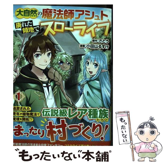 【中古】 大自然の魔法師アシュト、廃れた領地でスローライフ 1 / 小田山るすけ / アルファポリス [コミック]【メール便送料無料】【あす楽対応】