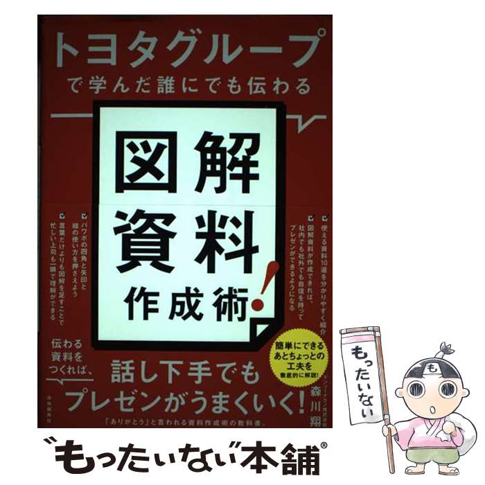 Planning, Presentation - 【中古】 トヨタグループで学んだ誰にでも伝わる　図解資料作成術！ / 森川 翔 / 自由国民社 [単行本]【メール便送料無料】【最短翌日配達対応】
