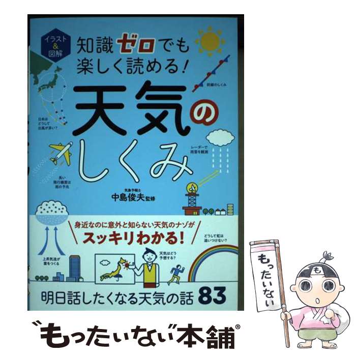 【中古】 イラスト＆図解 知識ゼロでも楽しく読める！ 天気のしくみ / 中島 俊夫 / 西東社 [単行本]【..
