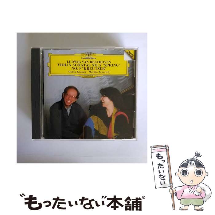 EANコード：4988005501288■通常24時間以内に出荷可能です。※繁忙期やセール等、ご注文数が多い日につきましては　発送まで48時間かかる場合があります。あらかじめご了承ください。■メール便は、1点から送料無料です。※宅配便の場合、2,500円以上送料無料です。※最短翌日配達ご希望の方は、宅配便をご選択下さい。※「代引き」ご希望の方は宅配便をご選択下さい。※配送番号付きのゆうパケットをご希望の場合は、追跡可能メール便（送料210円）をご選択ください。■ただいま、オリジナルカレンダーをプレゼントしております。■「非常に良い」コンディションの商品につきましては、新品ケースに交換済みです。■お急ぎの方は「もったいない本舗　お急ぎ便店」をご利用ください。最短翌日配送、手数料298円から■まとめ買いの方は「もったいない本舗　おまとめ店」がお買い得です。■中古品ではございますが、良好なコンディションです。決済は、クレジットカード、代引き等、各種決済方法がご利用可能です。■万が一品質に不備が有った場合は、返金対応。■クリーニング済み。■商品状態の表記につきまして・非常に良い：　　非常に良い状態です。再生には問題がありません。・良い：　　使用されてはいますが、再生に問題はありません。・可：　　再生には問題ありませんが、ケース、ジャケット、　　歌詞カードなどに痛みがあります。● リピーター様、ぜひ応援下さい（ショップ・オブ・ザ・イヤー）アーティスト：クレーメル（ギドン），アルゲリッチ（マルタ）枚数：1枚組み限定盤：通常曲数：7曲曲名：DISK1 1.ヴァイオリン・ソナタ第5番ヘ長調 作品24 《春》 第1楽章:Allegro2.ヴァイオリン・ソナタ第5番ヘ長調 作品24 《春》 第2楽章:Adagio molto espressivo3.ヴァイオリン・ソナタ第5番ヘ長調 作品24 《春》 第3楽章:Scherzo.Allegro molto4.ヴァイオリン・ソナタ第5番ヘ長調 作品24 《春》 第4楽章:Rondo.Allegro ma non troppo5.ヴァイオリン・ソナタ第9番イ長調 作品47 《クロイツェル》 第1楽章:Adagio sostenuto-Presto-Adagio-Tempo I6.ヴァイオリン・ソナタ第9番イ長調 作品47 《クロイツェル》 第2楽章:Andante con variazioni I-IV7.ヴァイオリン・ソナタ第9番イ長調 作品47 《クロイツェル》 第3楽章:Finale.Presto型番：UCCG-2011発売年月日：2008年01月23日
