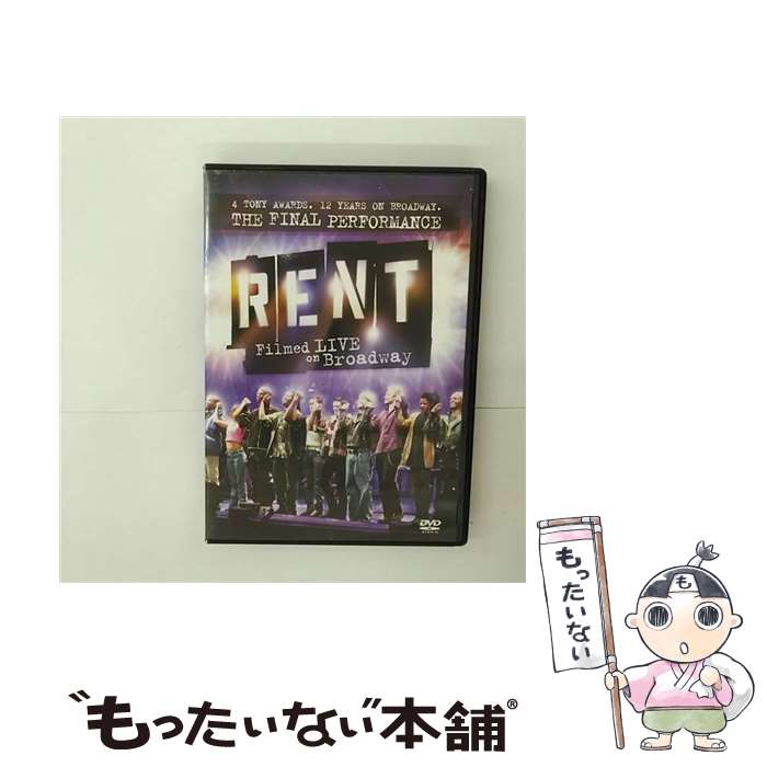 【中古】 Rent: Filmed Live on Broadway (DVD) (Import) / Sony Pictures Home Entertainment [DVD]【..