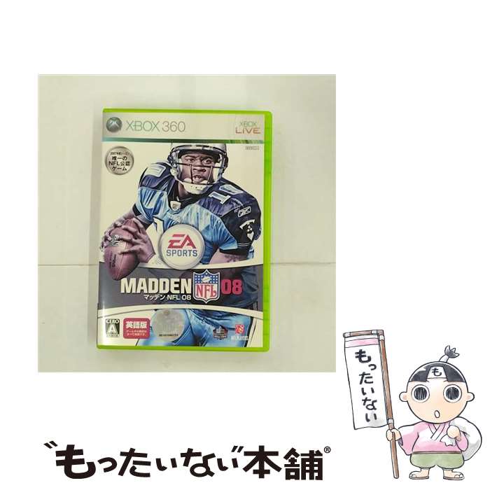 【中古】 マッデンNFL 08（英語版）/XB360/ZBN00001/A 全年齢対象 / エレクトロニック・アーツ【メール便送料無料】…