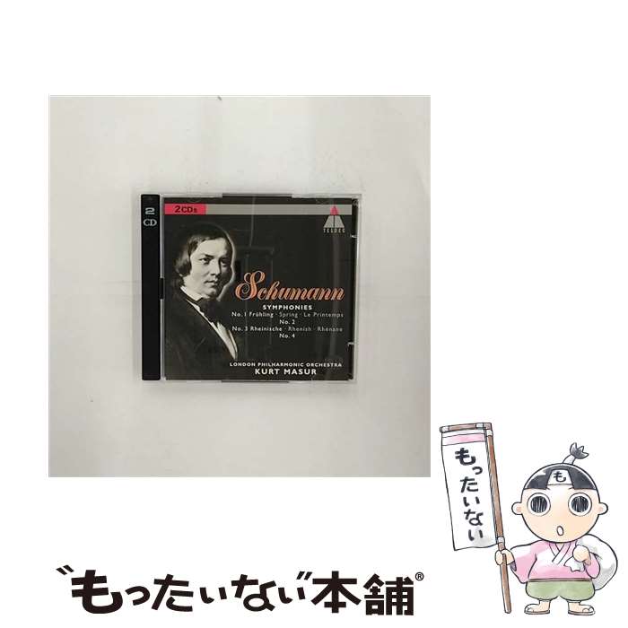 【中古】 Symphonies 1-4 / London Philharmonic Orchestra / Schumann, Masur, Lpo / Teldec CD 【メール便送料無料】【あす楽対応】