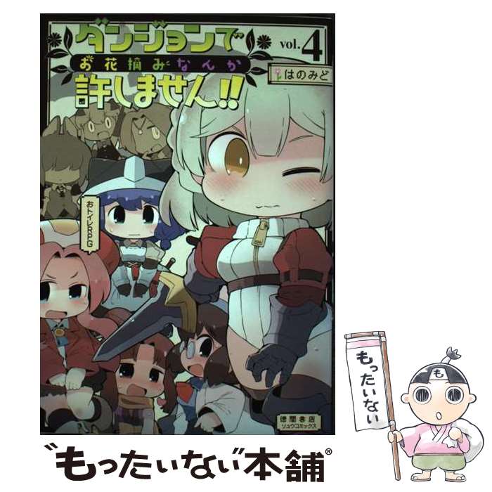 Youth - 【中古】 ダンジョンでお花摘みなんか許しません!!　4 / はのみど / 徳間書店 [コミック]【メール便送料無料】【最短翌日配達対応】