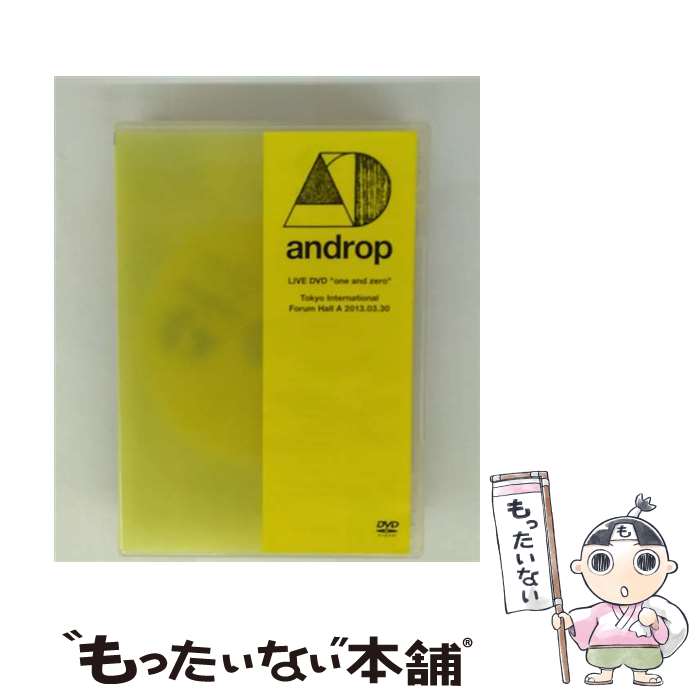【中古】 LIVE DVD ”one and zero” @Tokyo International Forum Hall A 2013.03.30/DVD/WP...