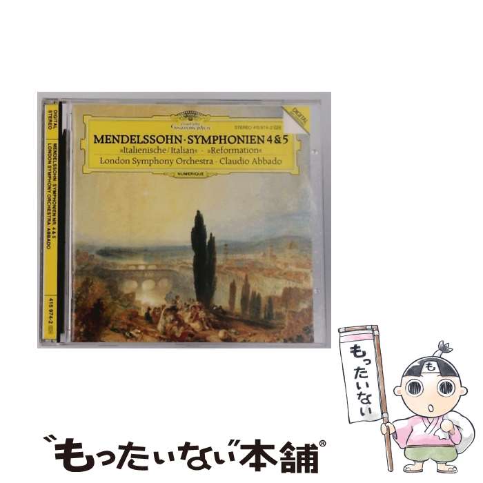 【中古】 Symphonies 4 & 5 CD London Symphony Orchestra? Felix Mendelssohn Claudio Abbado / London Symphony Orchestra / Dg Imports [CD]【メール便送料無料】【最短翌日配達対応】