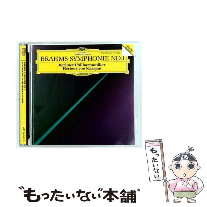【中古】 BRAHMS：SYMPHONY NO．1 ヨハネス・ブラームス,ベルリン・フィルハーモニー管弦楽団,ヘルベル..