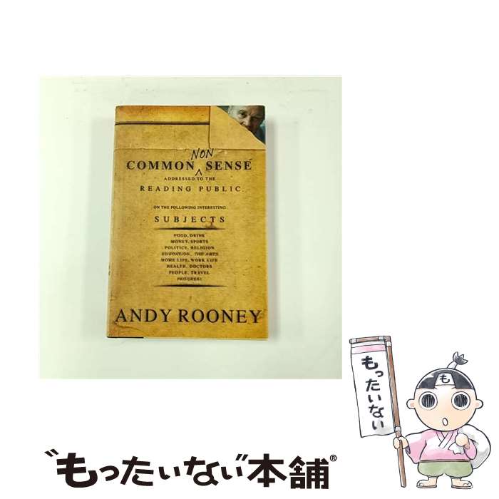 š Common Nonsense Andy Rooney / Andy Rooney / PublicAffairs [ϡɥС]ڥ᡼̵...