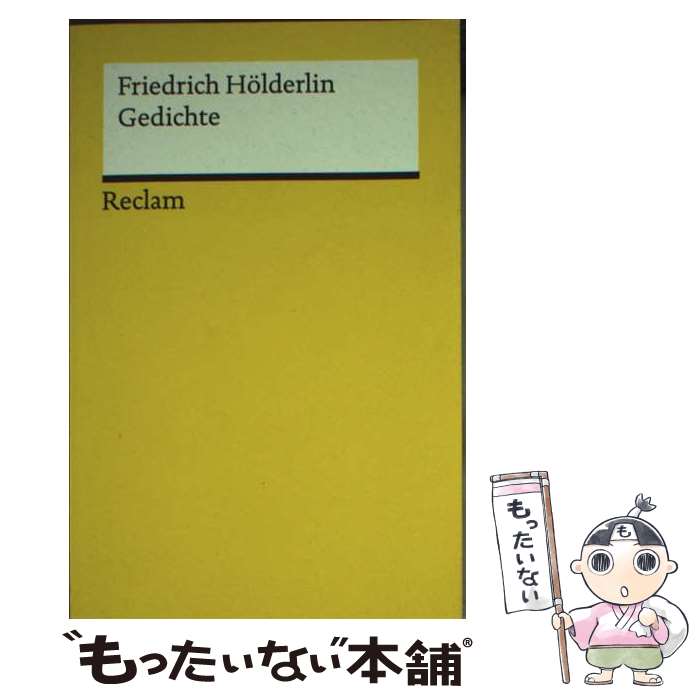 ����š� GedichteEine Auswahl Reclams Universal-Bibliothek Friedrich H?lderlin / Fri...