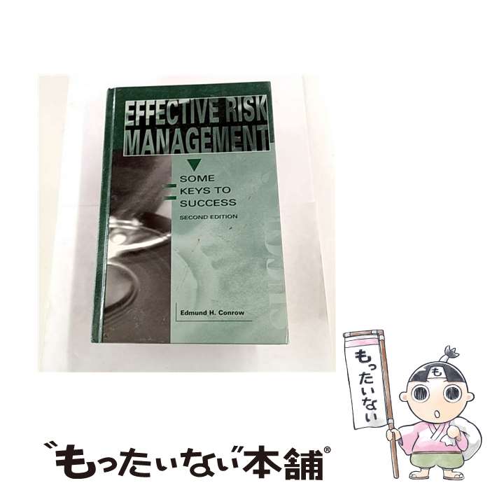����š� Effective Risk Management: Some Keys to Success/AIAA/Edmund H. Conrow / Edm...