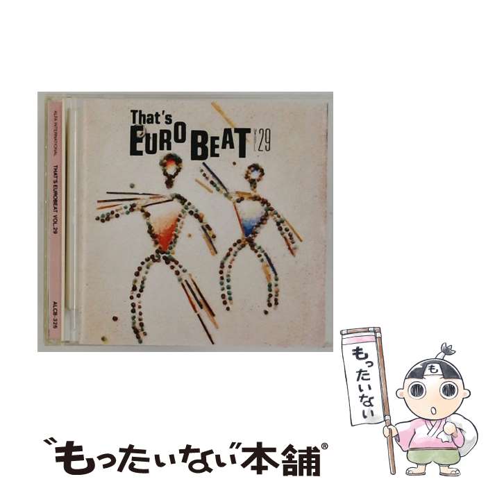 【中古】 ザッツ・ユーロビートVol．29 / オムニバス / Various Artists / アルファレコード [CD]【メ..