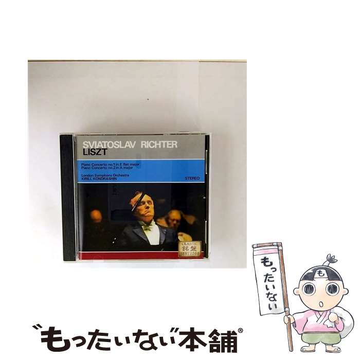 EANコード：4988031141335■通常24時間以内に出荷可能です。※繁忙期やセール等、ご注文数が多い日につきましては　発送まで48時間かかる場合があります。あらかじめご了承ください。■メール便は、1点から送料無料です。※宅配便の場合、2,500円以上送料無料です。※最短翌日配達ご希望の方は、宅配便をご選択下さい。※「代引き」ご希望の方は宅配便をご選択下さい。※配送番号付きのゆうパケットをご希望の場合は、追跡可能メール便（送料210円）をご選択ください。■ただいま、オリジナルカレンダーをプレゼントしております。■「非常に良い」コンディションの商品につきましては、新品ケースに交換済みです。■お急ぎの方は「もったいない本舗　お急ぎ便店」をご利用ください。最短翌日配送、手数料298円から■まとめ買いの方は「もったいない本舗　おまとめ店」がお買い得です。■中古品ではございますが、良好なコンディションです。決済は、クレジットカード、代引き等、各種決済方法がご利用可能です。■万が一品質に不備が有った場合は、返金対応。■クリーニング済み。■商品状態の表記につきまして・非常に良い：　　非常に良い状態です。再生には問題がありません。・良い：　　使用されてはいますが、再生に問題はありません。・可：　　再生には問題ありませんが、ケース、ジャケット、　　歌詞カードなどに痛みがあります。タイトル：リスト:ピアノ協奏曲第1番・第2番メーカー型番：UCCD-7356発売元：ユニバーサル ミュージック型番：UCCD-7356