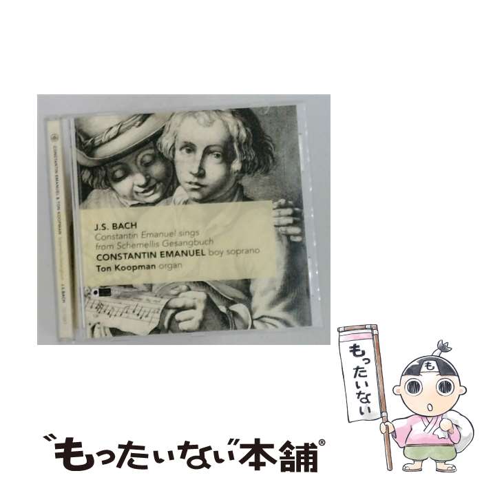 【中古】 Bach, Johann Sebastian バッハ / シェメッリ歌曲集より、他 C．エマヌエル ボーイ・ソプラノ 、コープマン オルガン / Constantin Emanuel / Chall [CD]【メール便送料無料】【最短翌日配達対応】