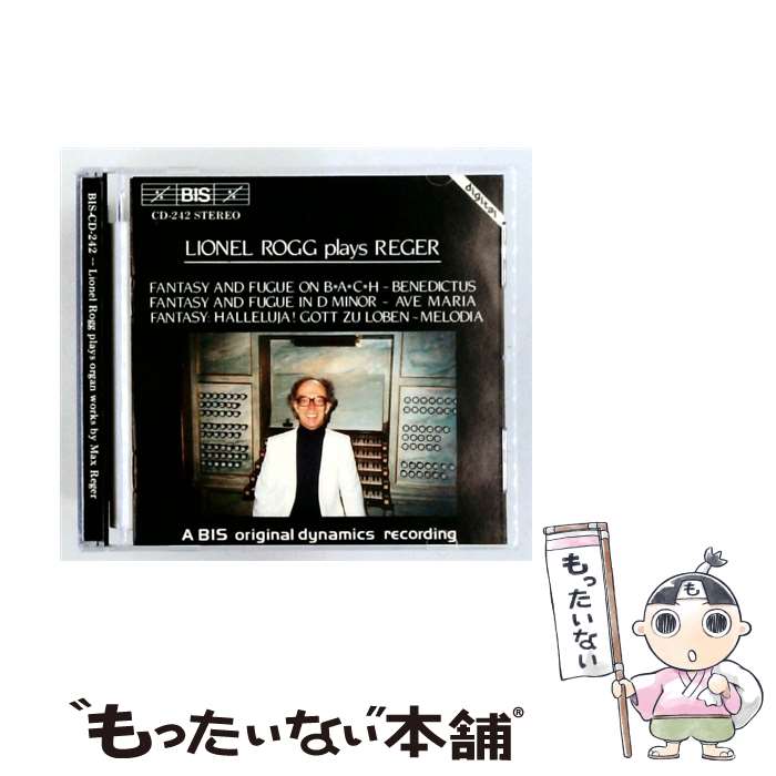  Reger レーガー / オルガン作品集 リオネル・ロッグ / Lionel Rogg, Max Reger / Bis 