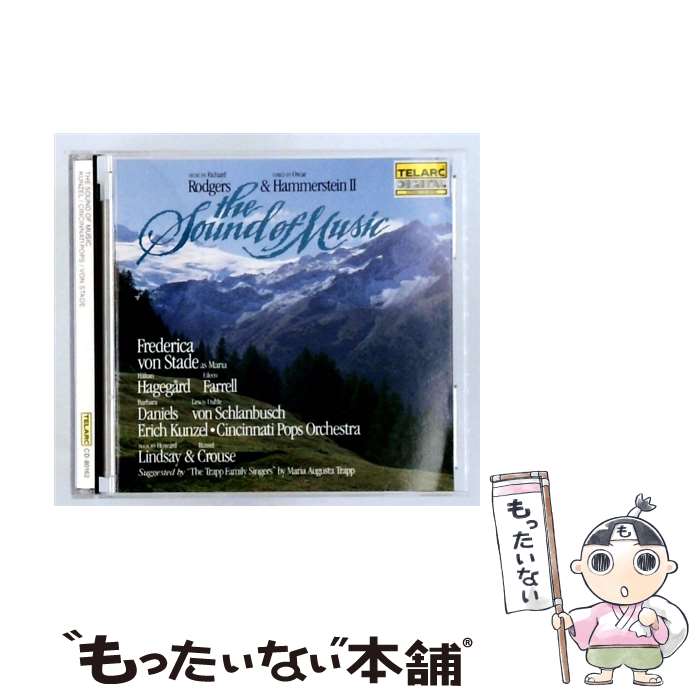 EANコード：0089408016226■こちらの商品もオススメです ● のだめオーケストラ LIVE！ / のだめオーケストラ / のだめオーケストラ, 東京都交響楽団 / ERJ [CD] ● モーツァルト：交響曲第31番 パリ ・40番・41番 ジュピター / ベーム ベルリンフィルハーモニー管弦楽団 / / [CD] ● ブラームス：交響曲第2番 ヴォルフガング・サヴァリッシュ,ロンドン・フィルハーモニー管弦楽団 / ロンドン・フィルハーモニー管弦楽団 / EMIミュージック・ジャパン [CD] ● クラリネット五重奏曲 CD ウィーン室内合奏団? モーツァルト プリンツ アルフレート / ウィーン室内合奏団 / 日本コロムビア [CD] ■通常24時間以内に出荷可能です。※繁忙期やセール等、ご注文数が多い日につきましては　発送まで48時間かかる場合があります。あらかじめご了承ください。■メール便は、1点から送料無料です。※宅配便の場合、2,500円以上送料無料です。※最短翌日配達ご希望の方は、宅配便をご選択下さい。※「代引き」ご希望の方は宅配便をご選択下さい。※配送番号付きのゆうパケットをご希望の場合は、追跡可能メール便（送料210円）をご選択ください。■ただいま、オリジナルカレンダーをプレゼントしております。■「非常に良い」コンディションの商品につきましては、新品ケースに交換済みです。■お急ぎの方は「もったいない本舗　お急ぎ便店」をご利用ください。最短翌日配送、手数料298円から■まとめ買いの方は「もったいない本舗　おまとめ店」がお買い得です。■中古品ではございますが、良好なコンディションです。決済は、クレジットカード、代引き等、各種決済方法がご利用可能です。■万が一品質に不備が有った場合は、返金対応。■クリーニング済み。■商品状態の表記につきまして・非常に良い：　　非常に良い状態です。再生には問題がありません。・良い：　　使用されてはいますが、再生に問題はありません。・可：　　再生には問題ありませんが、ケース、ジャケット、　　歌詞カードなどに痛みがあります。タイトル：【中古】The Sound Of Music (1987 Studio Cast) [CD] Original Cast発売年月日：1990年10月25日