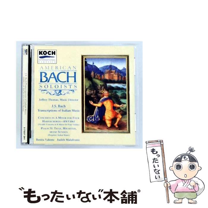  Js Bach；Transcr．Italian Music Bach ,AmericanBachSoloists / American Bach Soloists, Bach / Koch Int’l Classics 