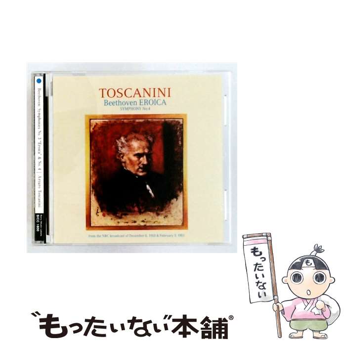 【中古】 ベートーヴェン：交響曲第3番 英雄 1953年録音 ＆第4番 期間生産限定盤 CD アルトゥーロ・トスカニーニ / アルトゥーロ・トスカニ / [CD]【メール便送料無料】【最短翌日配達対応】 comicset-14066620 もったいない本舗 楽天市場店 パッケージ画像