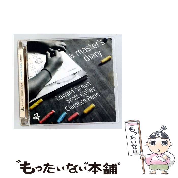 【中古】 Edward Simon / Scott Colley / Clarence Penn / A Master's Diary / Edward Simon, Scott Colley, Clarence Penn / CAM Jazz [CD]【メール便送料無料】【最短翌日配達対応】