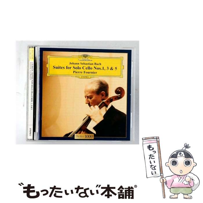 【中古】 J．S．バッハ：無伴奏チェロ組曲第1番・第3番・第5番 ピエール・フルニエ vc / フルニエ(ピエール) / ユニバーサル ミュージック ク [CD]【メール便送料無料】【最短翌日配達対応】