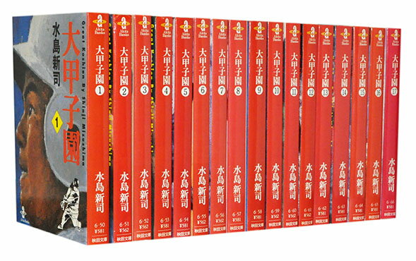 【漫画全巻セット】【中古】大甲子園［文庫版］　＜1〜17巻完結＞　水島新司のサムネイル