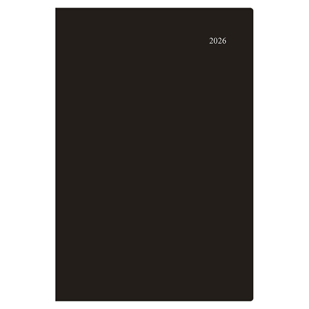 2026 アポイント マンスリー+チャート B5対応 ブラック E1687 ダイゴー