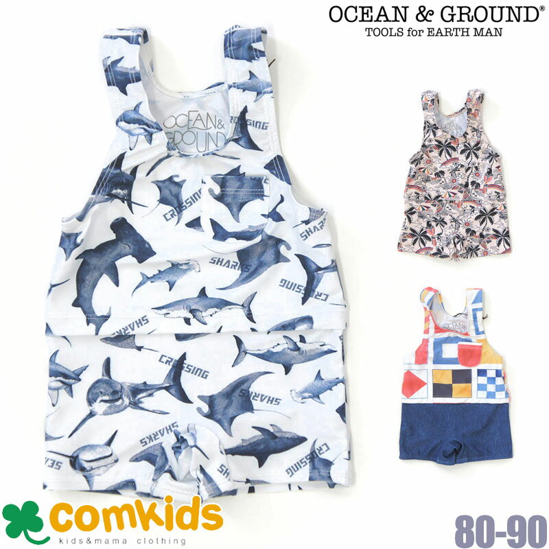 オーシャンアンドグラウンド ベビー服 OCEAN&GROUND オーシャンアンドグラウンド 男の子ベビーグレコ水着 スイムウエア 男の子 水着