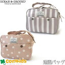 OCEAN&GROUND オーシャンアンドグラウンド ショルダーBAG DOT&STRIPE ショルダーバッグ 通園グッズ 幼稚園 通園バッグ