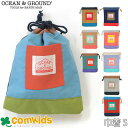OCEAN&GROUND オーシャンアンドグラウンド 巾着小 CRAZY コップ入れ コップ袋サイズの巾着袋 幼稚園 通園グッズ 入学準備(4)