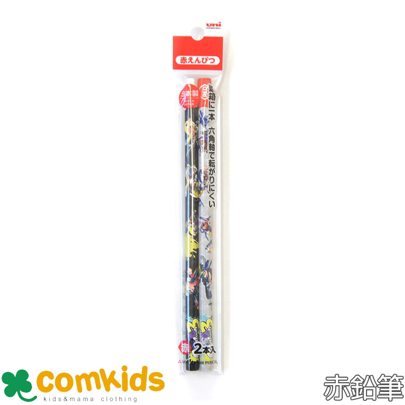 【割引セール】splatoon3 赤鉛筆2本セット スプラトゥーン3 赤えんぴつ 鉛筆 小学生 筆記用具 文房具 キャラクター 入学準備 任天堂 Ninten...